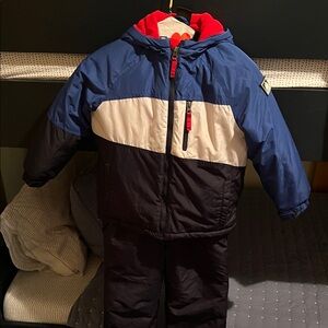 Blue and Red Kids' Winter Snowsuit size 6